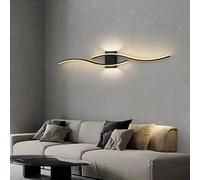 Comely Aplique Pared Interior LED Blanco, Creativo Lámpara de Pared Moderna Blanco Frío 6500K, Luz en Aluminio para Dormitorio, Estudio Comedor, Pasillo, Escalera