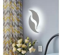 Comely Aplique Pared Interior LED, Lámpara de Pared Moderna, Iluminación Interior LED para Dormitorio, Estudio, Comedor, Pasillo, Luz Blanco Frío 6500K