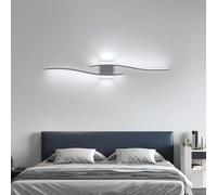 Comely Apliques de Pared LED, 27W Lámpara de Pared Interior en Acrílica, Iluminación para Dormitorio, Estudio, Comedor, Pasillo, Escalera, Luz blanca fría 6500K