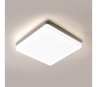 Comely Cuadrada Lámparas de Techo LED 48W 5400LM, Imperméable IP44 Plafón LED Luz neutra 4000K, 30cm Luz de Techo Moderno para Dormitorio Infantil Baño Cocina Sala de Estar