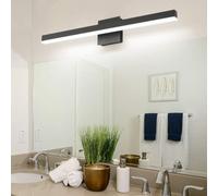 Comely Lámpara de Espejo Baño LED 40cm 9W, 1100LM Luz Espejo Baño IP40, Rotación de 240° Apliques Espejo de Baño para Pared o Armario para Maquillar o Afeitar, Blanco Frío 6500K