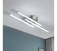 Comely Lámpara de Techo LED, 18W 1700LM Plafon LED Techo Blanco Aluminio, Luz de Techo Moderno para Sala de Estar, Dormitorio, Comedor, 6500K (Blanco Frío)