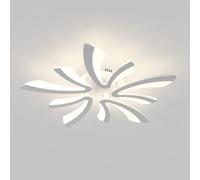 Comely Lámpara de Techo LED 50W 5625LM, Plafon Moderno para Sala de Estar Dormitorio, 70cm, Luz Natural 4500K, Blanco