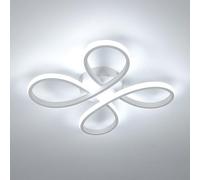 Comely Lámpara de Techo LED Cuadrada Moderna 30 W 3400 LM, 30 cm Plafón LED Blanco 6500 K, Luz Blanca Fría para Dormitorio, Salón, Comedor y Pasillo