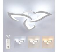 Comely Lámpara de Techo LED Dimmable 35 W 3937 lm - 58 cm - Temperatura regulable 3000-6500 K - Diseño Moderno Blanco