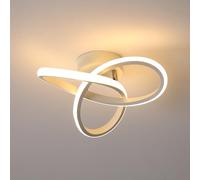 Comely Lámpara de Techo Moderna, 22W 2500LM Plafon LED Techo de Acrílico, Luz de Techo Forma Geometría, Iluminación LED para Pasillo Comedor Balcón, Blanco Cálido 3000K