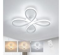 Comely Lámpara de Techo Regulable, 40W 4500LM Plafon LED Techo con Mando a Distancia 3000K-6500K, Luz de Techo Moderno para Salón Dormitorio Cocina Comedor, 40CM