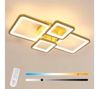 Comely Lámpara Techo Regulable, 54W Plafon LED Techo con Mando a Distancia