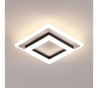 Comely Lamparas de Techo 24W, Moderna Plafón LED Techo 4500K, Cuadrado Acrílico Luz de Techo para Dormitorio Sala de Estar Cocina Balcón Pasillo