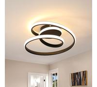 Comely Lamparas de Techo Moderna, 36W Lámpara de Techo Diseño en Forma de Espiral, Plafon Led Techo Luz Calida 3000K para Dormitorio Cocina Pasillo Sala de Estar
