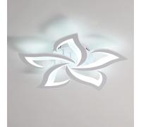 Comely Lamparas de Techo, Modernas Plafon LED 60W 6750LM, Blanco frío 6500K, Diseño Forma de Flor Lampara de Techo Para Dormitorio Salon Comedor Baño Cocina Pasillo, Diámetro 60cm