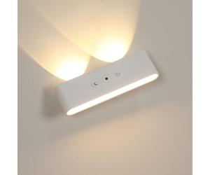 Comely Luz nocturna LED de 3600 mAh, tipo C cargable, foco y luz nocturna, regulable 3000 - 6500 K, mando a distancia táctil e infrarrojo, sensor de pared interior, montaje magnético para niños