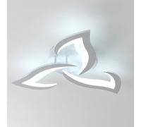Comely Plafón LED 36 W - Diseño Pétalos de Techo 52 cm - Luz Blanca Fría 6500 K - Moderno para Salón, Dormitorio, Cocina