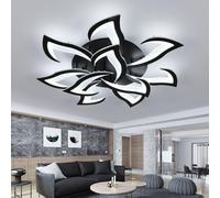 Comely Plafón LED 84 W - 9448 lm - Luz Blanca Fría 6500 K - Diseño Acrílico Moderno 80 cm - Ideal para Salón/Espacios Grandes