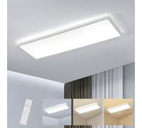 Comely Plafón LED Rectangular 24W Blanco Regulable 3000-6500K IP44 58CM | Regulación Continua de Brillo y Temperatura de Color para una Luz Personalizada