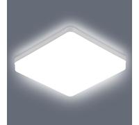 Comely Plafon LED Techo, 36W 4050LM Lámpara de Techo IP44 Impermeable, Luz de Techo Moderno para Cocina Baño Dormitorio Balcón Sala Pasillo, 6500K Blanco Frío