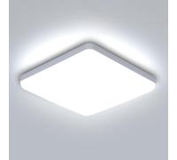 Comely Plafon LED Techo 36W Lampara Techo 4050LM 6500K, Moderna Cuadrada Lámpara Panel 3.5CM, Lámpara de Techo Blanco Para Baño Pasillo Balcón Cocina Dormitorio