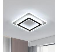 Comely Plafon LED Techo, 38W 4275LM Lamparas de Techo Moderna Diseño Cuadrado, Luz LED Techo Acrílica Para Salon Dormitorio Baño Pasillo Cocina, Blanco Frío 6500K
