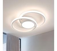 Comely Plafon LED Techo 42W Blanco Neutro 4500K - Lámpara de Techo Modernas Dormitorio 4350LM - Blanco Plafón LED Techo Redondo para Cocina Comedor Dormitorio Pasillo Habitación