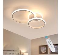 Comely Plafon LED Techo Redondo 42W 4700LM Lámpara Techo Regulable Blanco