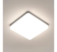 Comely Plafon Techo LED Cuadrado Ultrafino 36W 4000K, Lámpara deTecho Dormitorio, Protección Contra Insectos y Polvo para Salón, Balcón, Pasillo