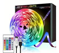 Comely Tira LED RGB, Luces LED Habitacion 5M con Control Remoto, Multicolor y Regulable, Kit USB, Iluminación LED 2835 RGB para Dormitorio, TV, Cocina, Bar, Fiesta