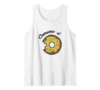 Comeme el Donut Camiseta Divertida Come Me El Donut Camiseta sin Mangas