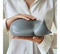 Comemori Urna funeraria de Gato Durmiente, Gris