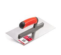 COMENSAL® Llana Rectangular TD - Llana Plana de Acero Inoxidable - Paleta Llana - Espátula de Alisar - Mango Ergonomico - Made in EU - 280 x 130 mm