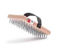 COMENSAL® Raspador de Yeso Fino 195 x 85 mm - Yeso Mineral - Cepillos de Enyesar - 84 puntas de 20 mm de largo - Made in EU