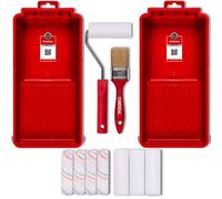 COMENSAL® Set de Rodillos Pintura 8 pcs - Rodillo Pintura - Bandeja y Brochas Pintura - Bandeja Pintura - Pinceles - Made in EU