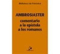 Comentario A La Epistola A Los Romanos