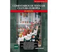 Comentarios de texto de cultura europea en españa: 4 (Manuales Derecho)
