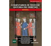 Comentarios de texto de historia del derecho español: 2 (Manuales Derecho)