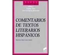 Comentarios De Textos Literarios Hispanicos