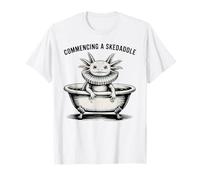 Comenzando Un Skedaddle Vintage Axolotl Bañera Camiseta