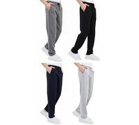Comeor Pantalones de chándal de algodón para Hombre - Pantalones Deportivos Largos para Hombre - Pantalones de Entrenamiento Jogger para Hombre