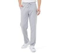 COMEOR - Pantalones de chándal de algodón para hombre, pantalones largos de deporte, pantalones de entrenamiento, pantalones para estar por casa, gris, XXXXXL