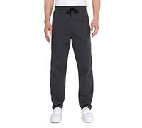 Comeor Pantalones de chándal para Hombre de algodón - Pantalones Deportivos para Hombre Jogger | Pantalones de Ocio para niños con Bolsillos con Cremallera, Gris Oscuro, S