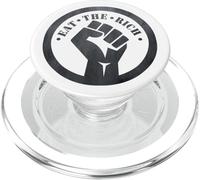 Comer a los Ricos de protesta T PopSockets PopGrip para MagSafe