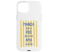 Comer Bien Ríe A Menudo Amor Mucho Mangia Bene Ridi Ama Italiano Carcasa para iPhone 15 Plus