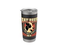 Comer carne de res Occidente no ganó Ganadero Ganadería Ganadería Vaso térmico de acero inoxidable de doble pared