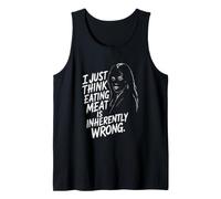 Comer Carne está Mal. Camiseta sin Mangas
