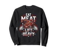 Comer Carne Levantamiento Dieta Carnívora Pesada Sudadera