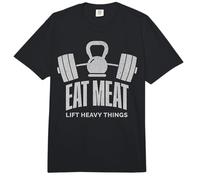Comer Carne Levantar Cosas Pesadas Dieta Carnívoro Comfort Colors Adult Heavyweight T-Shirt