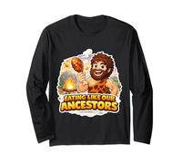 Comer como Nuestros antepasados Dietista de Dieta carnívora Paleo Manga Larga