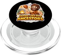 Comer como Nuestros antepasados Dietista de Dieta carnívora Paleo PopSockets PopGrip para MagSafe