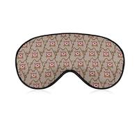 Comer Donuts Cats Sleep Mask Soft Blindfold Antifaz portátil con correa ajustable para hombres y mujeres