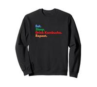 Comer Dormir Bebida Kombucha Repeat - Kombucha Lovers & Brewers Sudadera