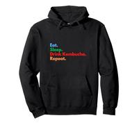 Comer Dormir Bebida Kombucha Repeat - Kombucha Lovers & Brewers Sudadera con Capucha